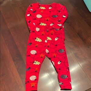 Festive Red Kids pjs